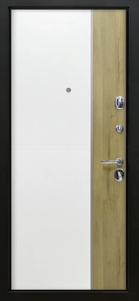 Этна 3К90 ЮР8 ZB 999-2 Черный кварц - ЮР8 Кожа белая - Апис плюс